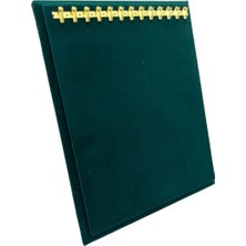 Yeşil Süet Kumaş Ayaklı Kanca Bileklik Sergileme Standı 20/16 cm