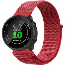 Kreton Garmin Forerunner 158 ile Uyumlu Kordon Cırt Cırtlı Spor Kumaş Kayış