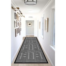 Thalia Home Kaymaz Tabanlı Yıkanabilir Baskılı Yolluk Halı Koridor Halısı
