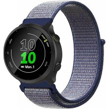 Kreton Garmin Forerunner 158 ile Uyumlu Kordon Cırt Cırtlı Spor Kumaş Kayış