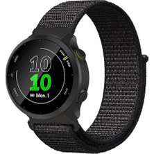 Kreton Garmin Forerunner 158 ile Uyumlu Kordon Cırt Cırtlı Spor Kumaş Kayış