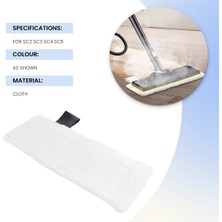 Chronos Easyfix Sc2 Sc3 Sc4 Sc5 Için Buharlı Paspas Bezi Yedek Bezler Mikrofiber Temizleme Pedi Kılıfı Temizleyici Parçaları (Yurt Dışından)