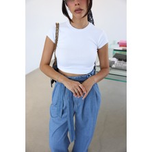 Fitilli Basic Crop Tshirt