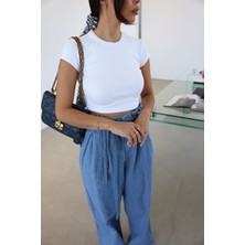 Fitilli Basic Crop Tshirt