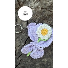 Anahtarlık Örgü Ayçiçeği