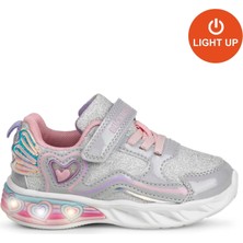 Buckhead Çocuk Işıklı Cırtlı Günlük Ayakkabı BUCK3046 Berry