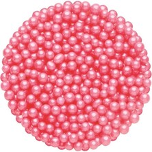 Dr. Gusto 4 mm Pembe Yenilebilir Boncuk Şeker Şekerleme (90 gr)