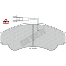 Beşer Ön Fren Balatası Boxer Iı 1.8