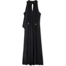 Fularlı Ayarlanabilir Bel Elbise IW6250002139001