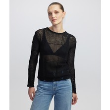 Eskitme Efektli Ajurlu Triko  IW6250050017001