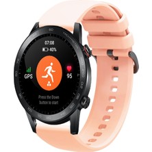 Tagomoon Honor Magic Watch 2 46MM Uyumlu Kordon Yumuşak Dokulu Soft Renk Tokalı Silikon Kayış