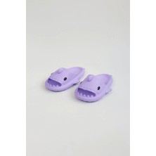 Wagoon  WG500 Köpekbalığı Mor Unisex Tam Ortopedik Terlik Shark Slides