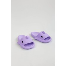 Wagoon  WG500 Köpekbalığı Mor Unisex Tam Ortopedik Terlik Shark Slides