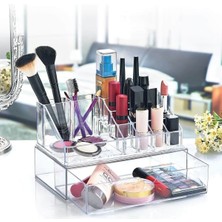 Teknotrust Akrilik Çekmece Makyaj Organizeri Seti, Şık ve Fonksiyonel Düzenleyici Ürün