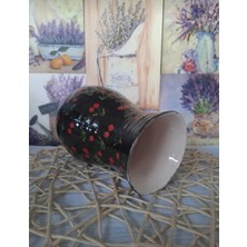 Rgs Homelife  20 Cm. Kabartma Desenli Vazo