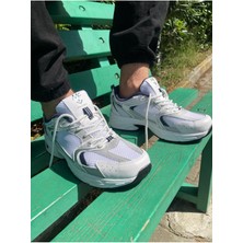 Mc 530 Beyaz Lacivert Günlük Yürüyüş Sneaker Spor Ayakkabı