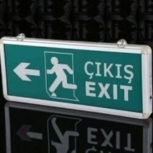 3W Exıt Çıkış Armatürü Ledli 3 Saat Akülü CT-9170