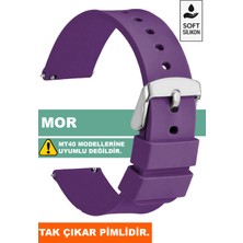 Trendburada Tcl Mt42 Mt42x Mt43 Mt46-Slazenger Akıllı Çocuk Saatleriyle Uyumlu Silikon Saat Kordonu Kayışı