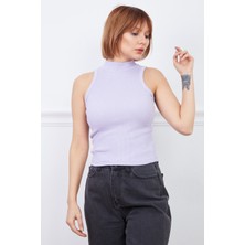 Fitilli Balıkçı Yaka Crop Body