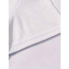 Yazı Baskılı Oversize Kalıp Rahat Kesim Yumuşak Dokulu Unisex T-Shirt 2025 Trend