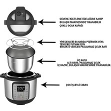 Instant Pot Duo Mini 7'si 1 Arada 3 lt Basınçlı Pişirici