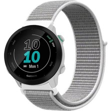 Kreton Garmin Forerunner 55 ile Uyumlu Kordon Cırt Cırtlı Spor Kumaş Kayış