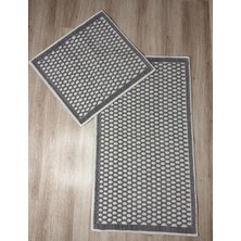 Şık, klasik, Ikili Klozet Takımı, Banyo Paspası, 60 x 90 cm