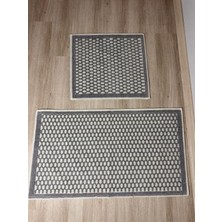 Şık, klasik, Ikili Klozet Takımı, Banyo Paspası, 60 x 90 cm