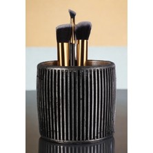 Teknotrust Gümüş Eskitme Makyaj Düzenleyici ve Fırçalık, Şık ve Pratik Organizer