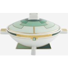 Vista Alegre Emerald Yeşil Porselen Şekerlik 16X13 cm