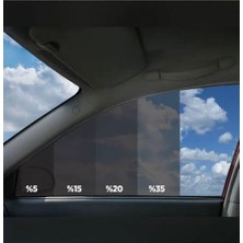 %50 Siyah Açık Ton Cam Filmi (50CM x 4 M) Ev Araba Cam Balkon