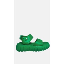 Be Style Spring Kadın Yeşil Bantlı Sandalet