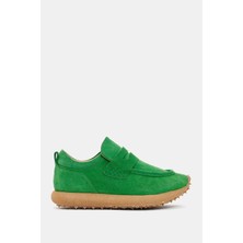Be Style Troy Unisex Yeşil Gerçek Süet Deri Sneaker