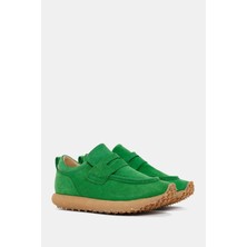 Be Style Troy Unisex Yeşil Gerçek Süet Deri Sneaker
