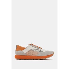 Be Style Northom Kadın Turuncu Fileli Sneaker