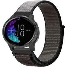 Kreton Garmin Venu ile Uyumlu Kordon Cırt Cırtlı Spor Kumaş Kayış