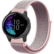 Kreton Garmin Venu ile Uyumlu Kordon Cırt Cırtlı Spor Kumaş Kayış