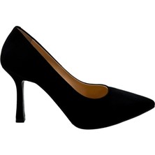Hakiki Deri Stiletto Disparita 26301 Ince Topuk Kadın Ayakkabı