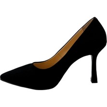 Hakiki Deri Stiletto Disparita 26301 Ince Topuk Kadın Ayakkabı