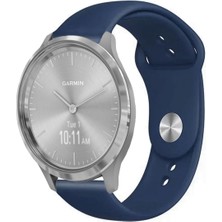 Kreton Garmin Vivomove 3 ile Uyumlu Kordon Yumuşak Dokulu Esnek Jel Silikon Kayış
