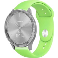 Kreton Garmin Vivomove 3 ile Uyumlu Kordon Yumuşak Dokulu Esnek Jel Silikon Kayış