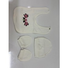 Baby  Zuhu %100 Pamuk Çiçek Nakış  Detaylı Kız 5 Li  Hastane  Çıkışı