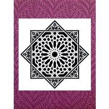 Stencil Sarayi Boyama Şablon Desenler - 2100 Ölçü 60X60