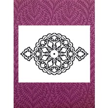 Stencil Sarayi Boyama Şablon Desenler - 2106 Ölçü 80X100