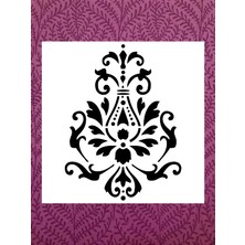 Stencil Sarayi Boyama Şablon Desenler - 2245 Ölçü 40X40
