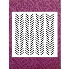 Stencil Sarayi Boyama Şablon Zemin Deseni - 2157 Ölçü 80X80