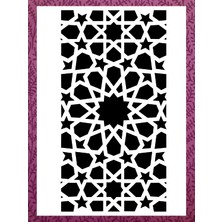 Stencil Sarayi Boyama Şablon Desenler - 2098 Ölçü 40X60