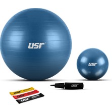 USR 551M 20+55 Cm Pilates Topu + Pompası + 3 Micro Bant