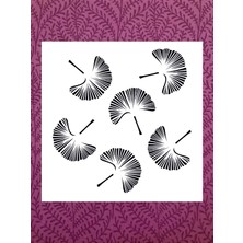 Stencil Sarayi Boyama Şablon Çiçek ve Meyve - 2237 Ölçü 80X80