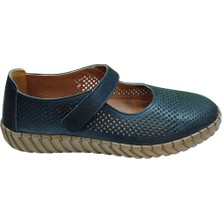 Be Fast One 3255 Kadın Siyah (36-40) Deri Comfort Ayakkabı